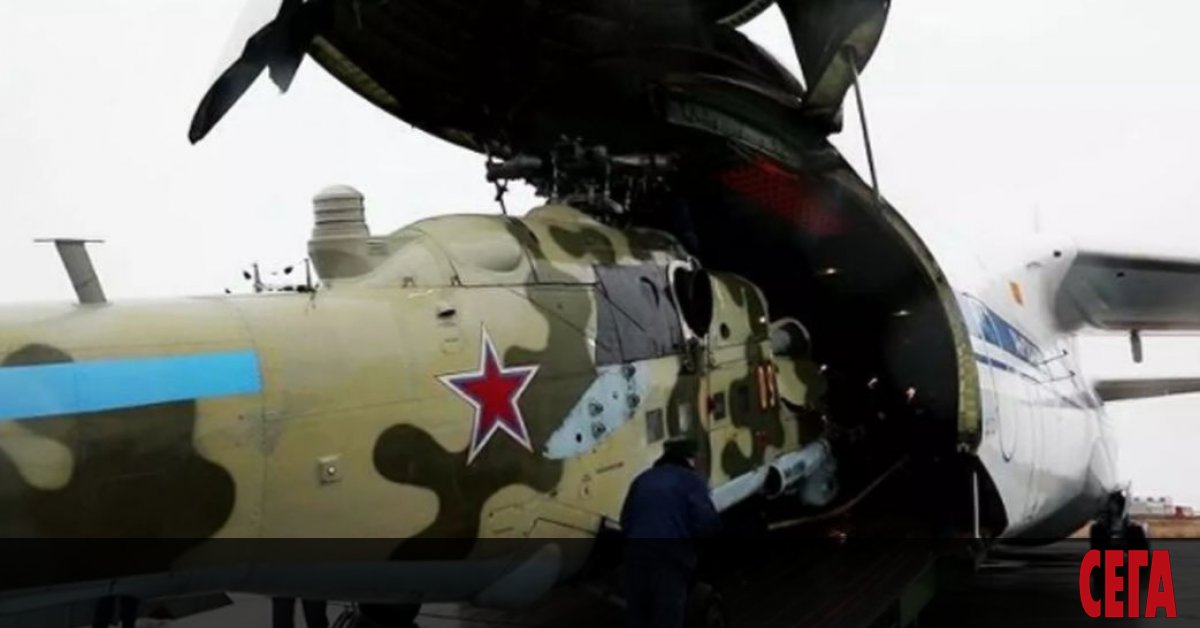 Русия започна изпращането на бойни вертолети Ми-8 и Ми-24 за