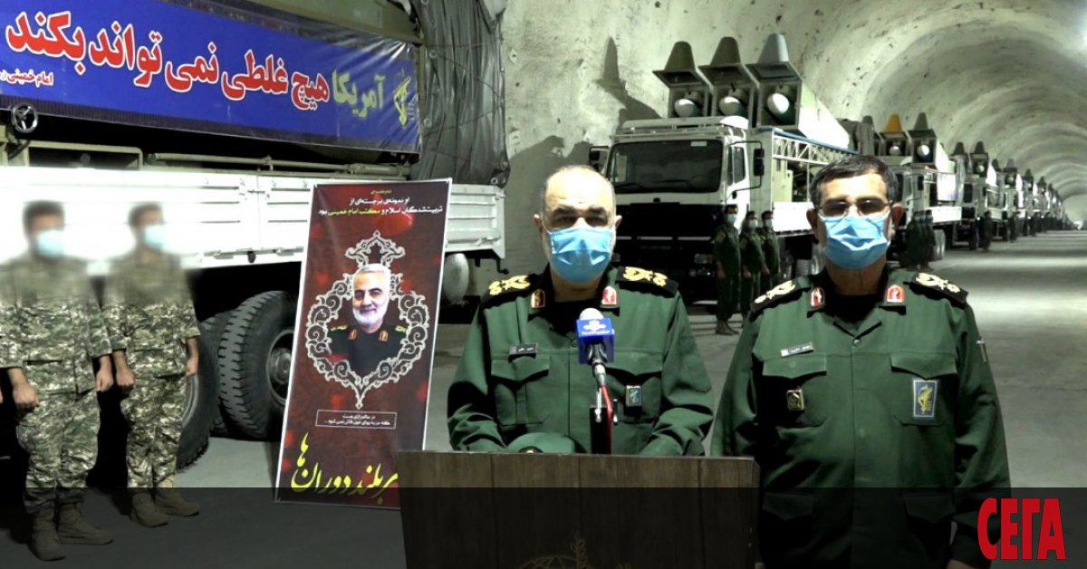Елитния ирански Корпус на стражите на ислямската революция“ показа подземна ракетна база
