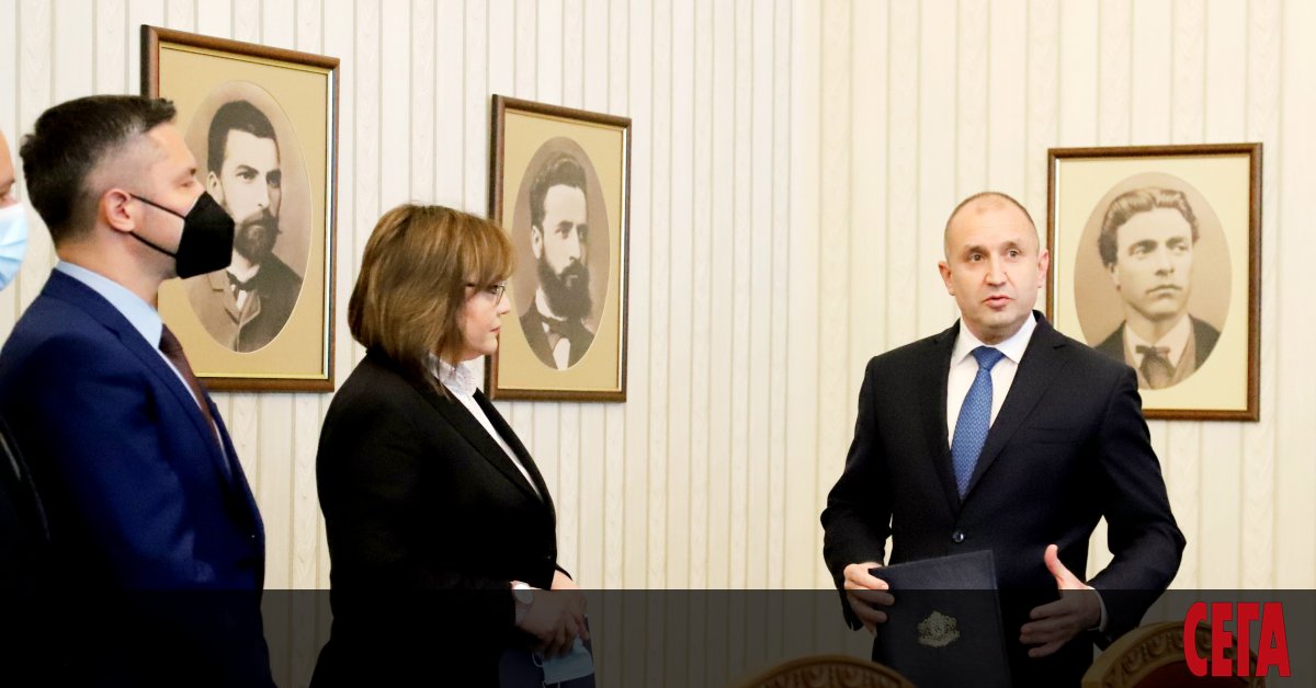 Президентът Румен Радев обяви, че служебният премиер ще е мъж