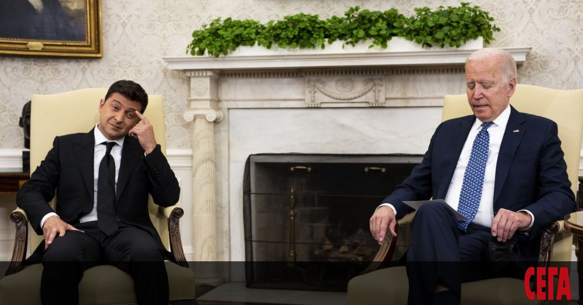 Президентът на САЩ Джо Байдън е заявил пред украинския си