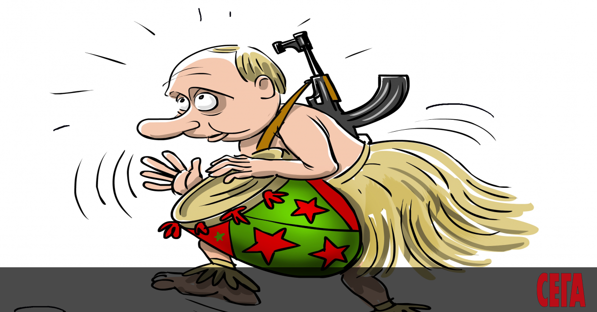 Известният руски карикатурист Сергей Йолкин, който в рисунките си не