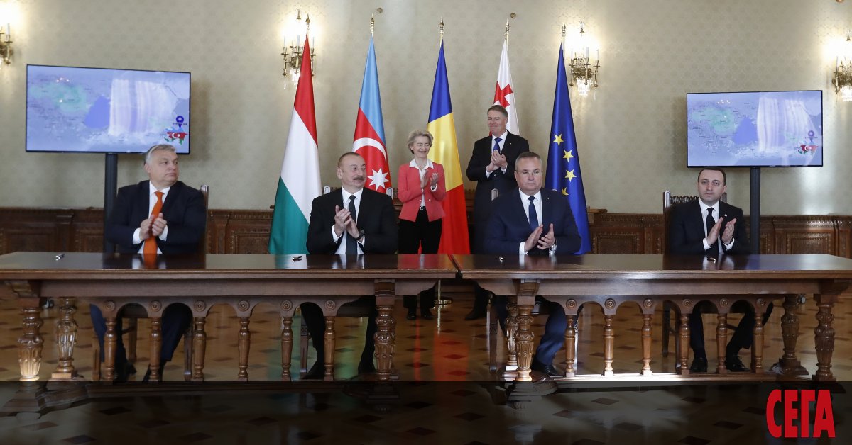Румъния, Азербайджан, Грузия и Унгария подписаха днес споразумение за стратегическо