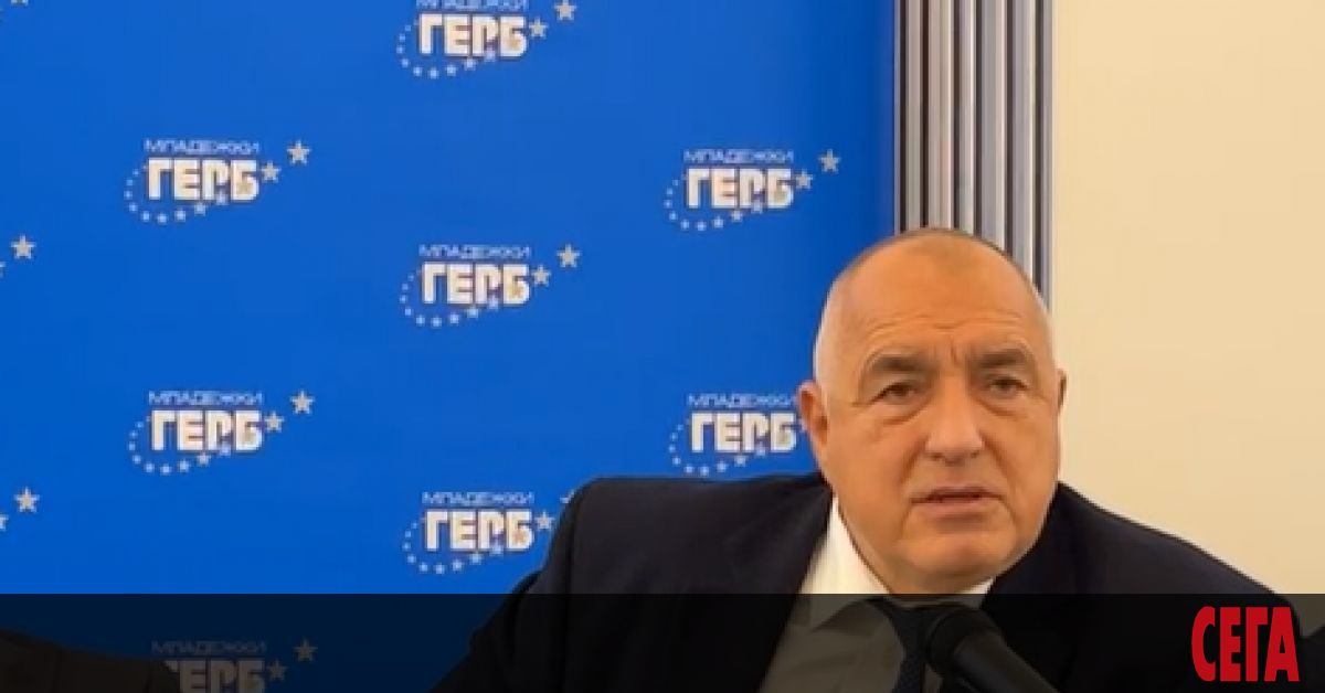 Лидерът на ГЕРБ Бойко Борисов изнесе пламенна, но хаотична реч