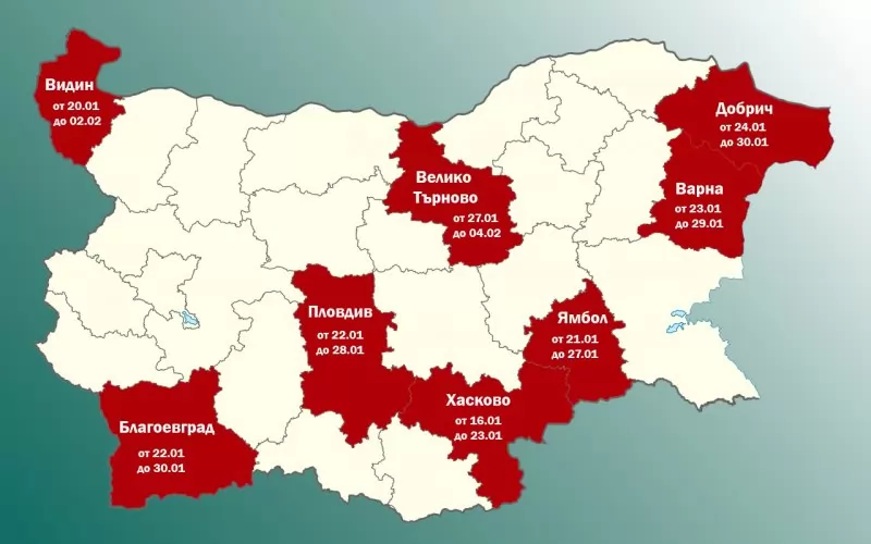 Осем области в грипна епидемия: Добрич и Велико Търново въвеждат мерки