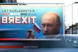 Билбордове с Путин са се появили в Лондон