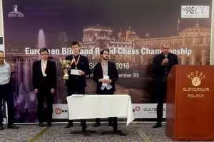 Чепаринов донесе сребро на Грузия от Евро `18 по блиц шахмат