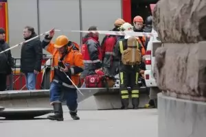 Рухна част от сграда на университет в Петербург