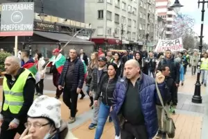 Протестно шествие в София поиска "пряка демокрация" и нови избори 