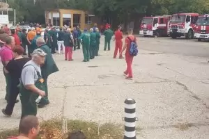 Пожарът във военния завод "Дунарит" беше овладян