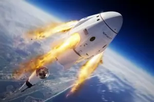 SpaceX спаси "екипаж" от взривена след излитане ракета