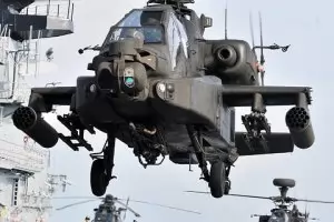 Американски хеликоптери "Апачи" прелетяха над България