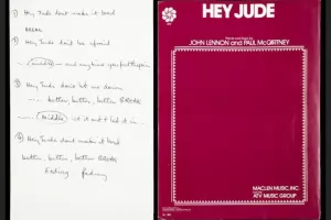 Листче с текста на Hey Jude донесе почти 1 млн. долара 