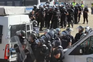 МВР отрече да използва частни охранители на протеста
