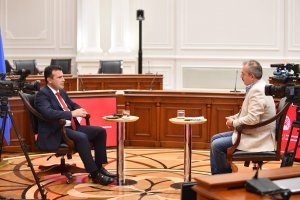 Председателят на ВМРО ДПМНЕ Християн Мицкоски призова гражданите на РС Македония да