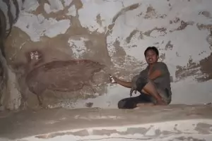 Прасе на 45 000 г. е най-старата известна картина