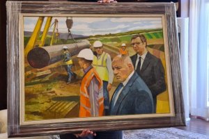 Картината която Борисов подари на Вучич е реализъм но не