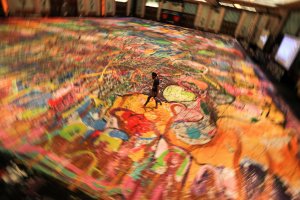 Картината на британския художник Саша Джафри Пътешествието на човечеството призната за
