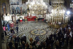 В патриаршеската катедрала Св Александър Невски в София беше отслужено тържествено