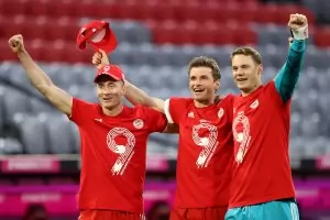 "Байерн" ознаменува 31-вата титла с 6 гола