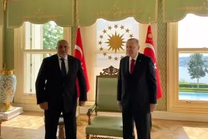 Борисов се появи за внезапен метан при Ердоган