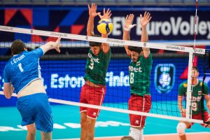 Втора поредна тежка загуба претърпя волейболният национален отбор на България