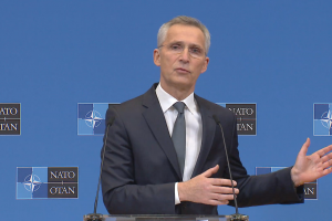 Генералният секретар на НАТО Йенс Столтенберг заяви днес на пресконференция
