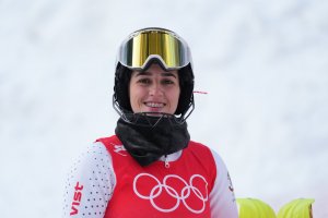 Скиорката Ева Вукадинова която представя България по време на олимпийските