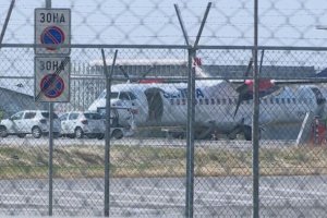 Сигнал за бомба на борда на самолет на летище София