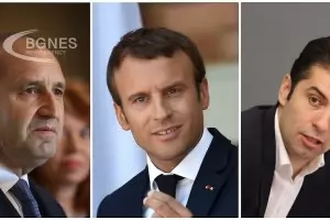 Макрон ще предложи на Радев и Петков
решение за РС Македония