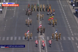 България излъчи за първи път авангарда на военния парад в