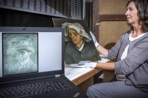 Неизвестен портрет на Винсент ван Гог беше открит на обратната