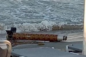 Военен боеприпас изплува на плажа между Поморие и Ахелой вчера