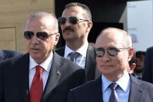 Президентите на Русия Турция и Иран Владимир Путин Реджеп Тайип