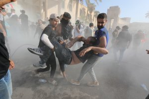 Продължават ожесточените сблъсъци в Зелената зона в Багдад Най малко 15