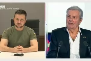 Делон към Зеленски: Братя по оръжие сме