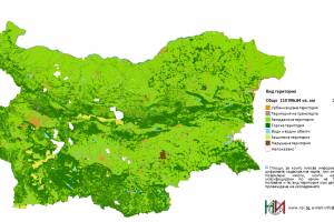 Невероятно но факт България е преобладаващо зелена   над 90 е