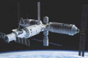  Китайската космическа станция Тиенгун Небесен дворец придоби окончателната си Т образна