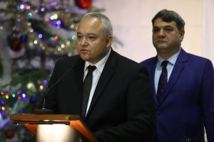 Вътрешният министър Иван Демерджиев и главният прокурор Иван Гешев се