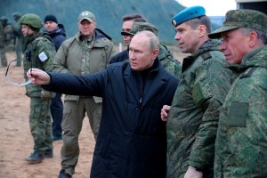 Руският президент Владимир Путин е бил в зоната където се