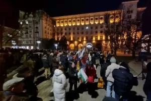 Граждани протестираха срещу прокремълската позиция на Радев