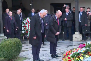 Българската делегация отдаде пред паметта Гоце Делчев в Скопие В