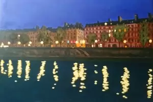 Трептящи светлини приветстват с „Бонжур, Париж“ в галерия „Стубел“