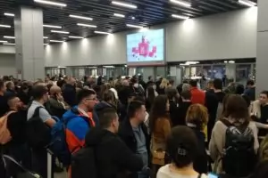 Хаос на летището в Белград 