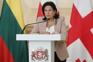 Грузинската президентка наложи 
вето на т.нар. руски закон 