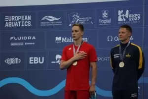 Български плувец стана европейски шампион и се класира за олимпиадата