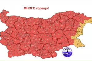 Температурите в страната днес ще достигнат 43 градуса