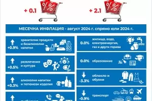 С 0.1% инфлация бързаме бавно към еврозоната