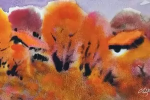 Най-възрастният художник черпи с романтични пейзажи за 100-годишнината си