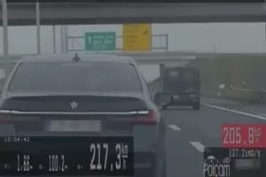 Българин прелетял по сръбска магистрала с 217.3 км/ч.