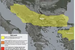 Обявен е жълт код за опасно време